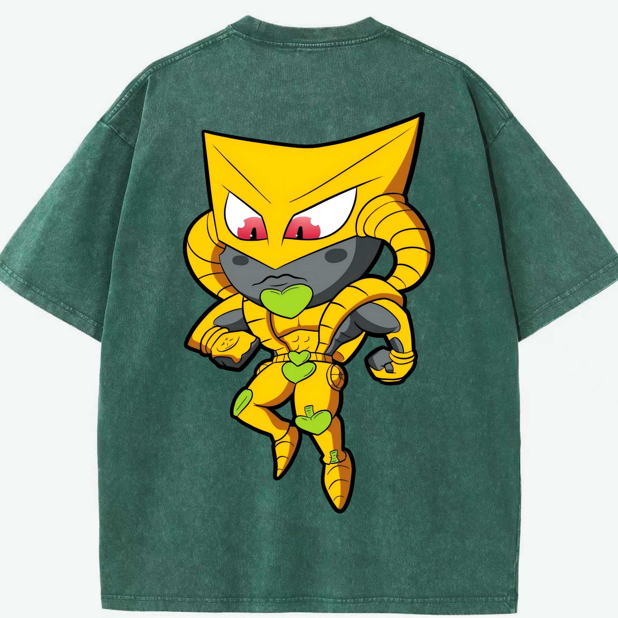 （画像用） ジョジョの奇妙な冒険 ディオ?ブランドー JoJo's Bizarre Adventure Dio Brando 綿100% ヴィンテージ風 半袖Tシャツ（背面プリント）